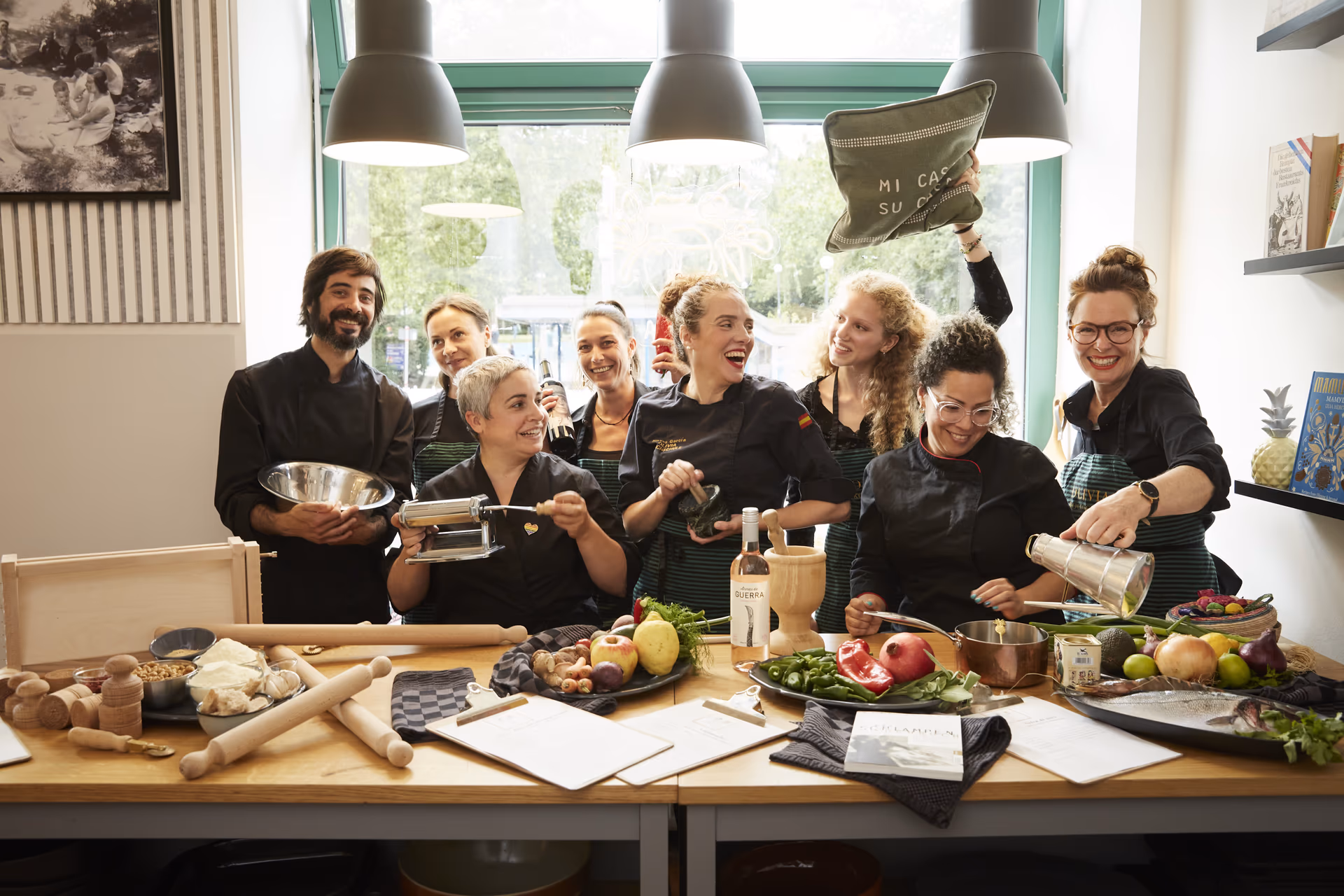 Das Team der Kochschule Olivia